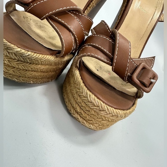 Christian Louboutin Anabela Caramelo espadrille wedges size 11 - Picture 8 of 15